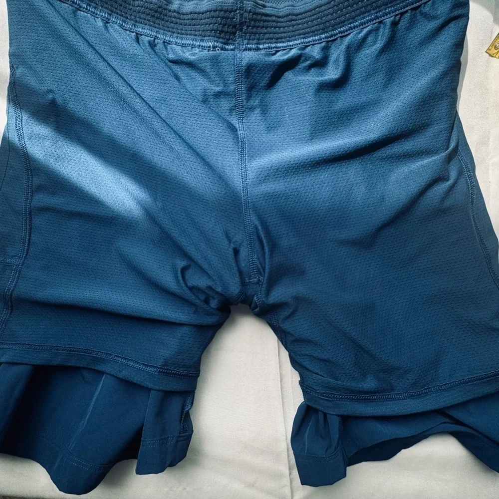 Fabletics men’s ‎ lined shorts blue size Large